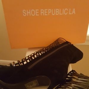 Shoe Republic LA Caged Stilettos